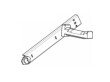Universal-Rollenhalter (variable Position, Rollendurchmesser max. 200mm) für KR203, KR403 und TTP2000