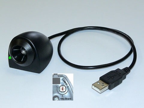 Stift-Kellnerschloss Bluetooth, USB Stromversorgung, schwarz, Kabel 1.4m