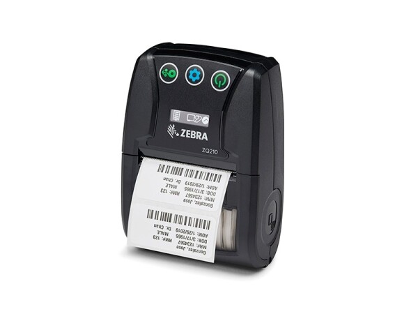 ZQ210 - Mobiler Beleg- und Etikettendrucker für kleberlose Etiketten, thermodirekt, 203dpi, USB